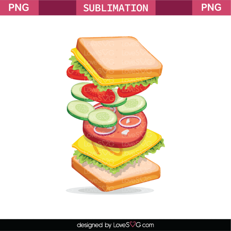 Sandwich Sublimation File.png - Lovesvg.com