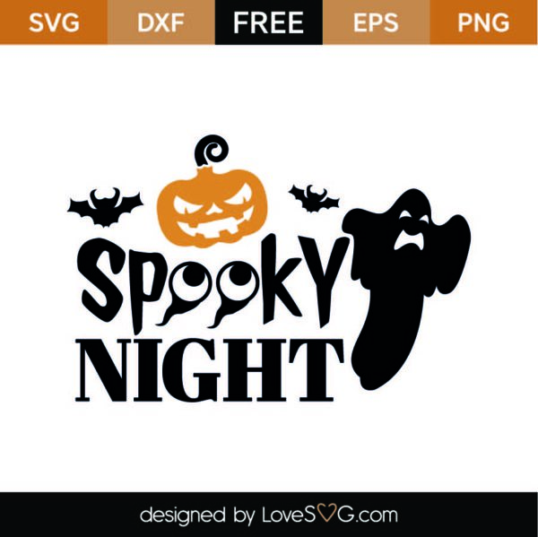 Spooky Night SVG Cut File SVG - LoveSVG