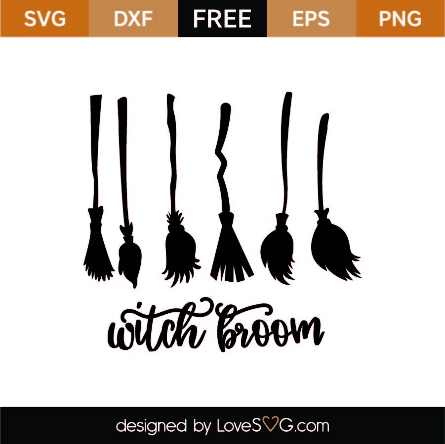 Wicked Witch Broom Svg