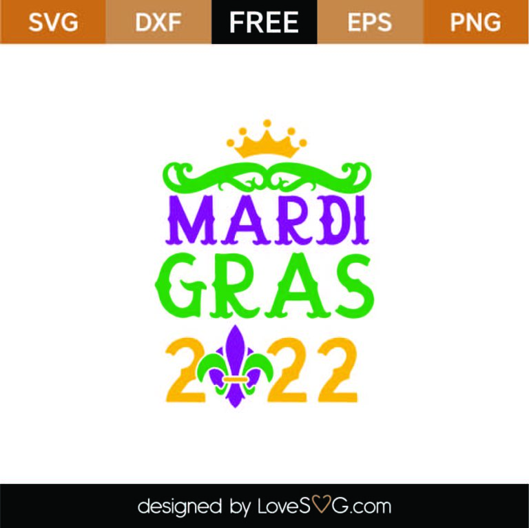 Free Mardi Gras SVG Cut Files Download - Lovesvg.com