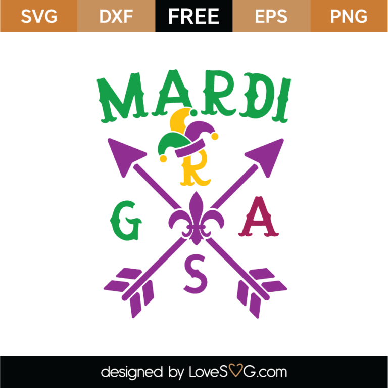 Free Mardi Gras SVG Cut Files Download - Lovesvg.com