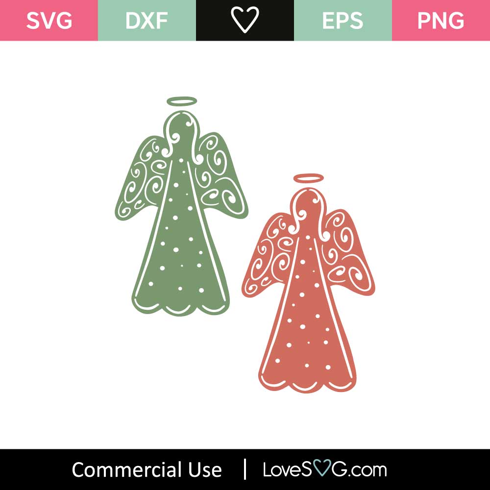 Angels SVG Cut File - Lovesvg.com