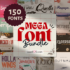 mega-150-font-bundle