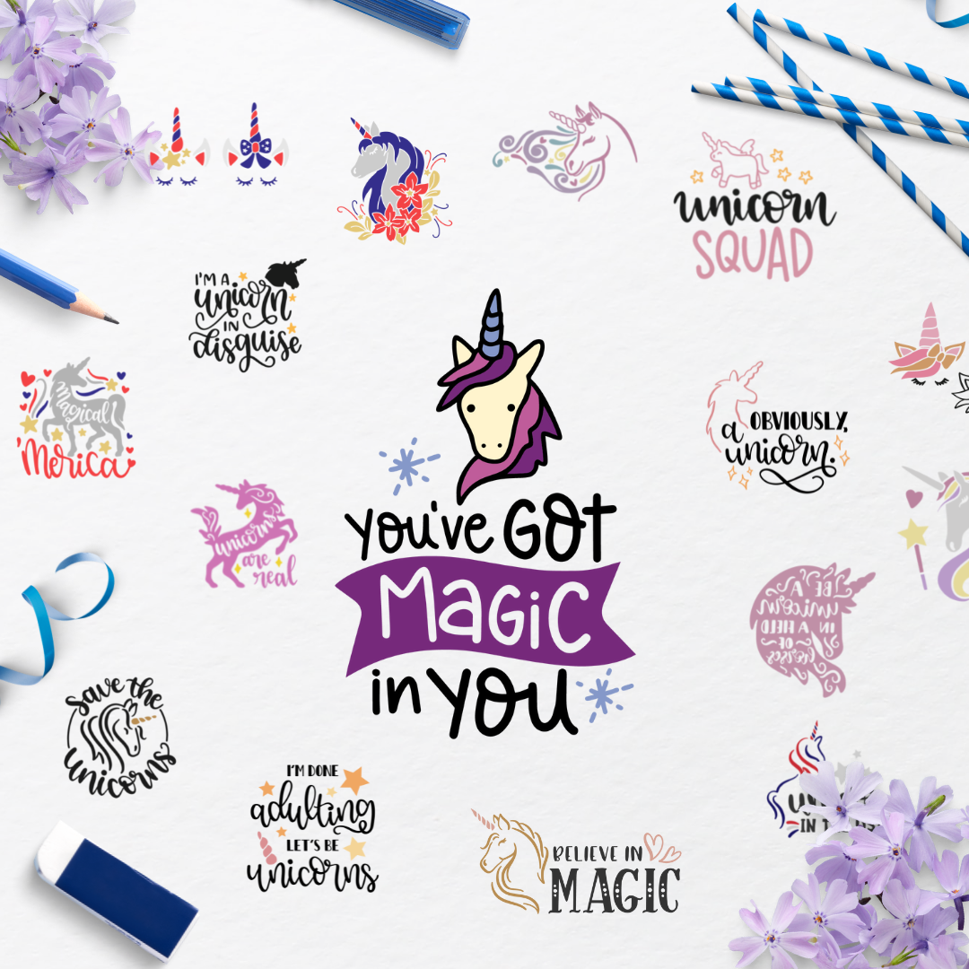 Pazzles DIY Unicorn Box in a Lunch Box Shape - Instant SVG Download