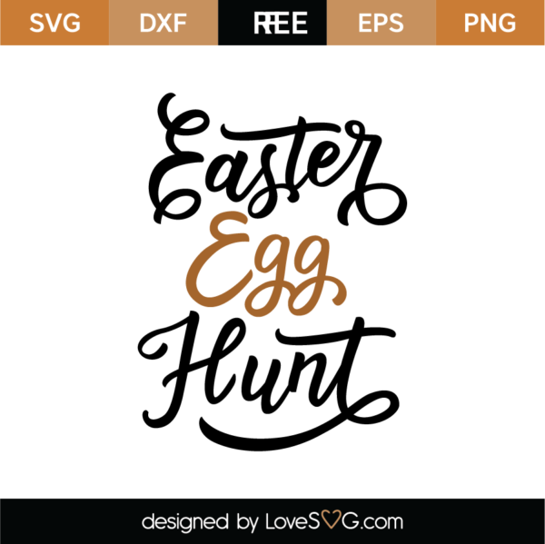 Free Easter Egg Hunt SVG Cut File - Lovesvg.com