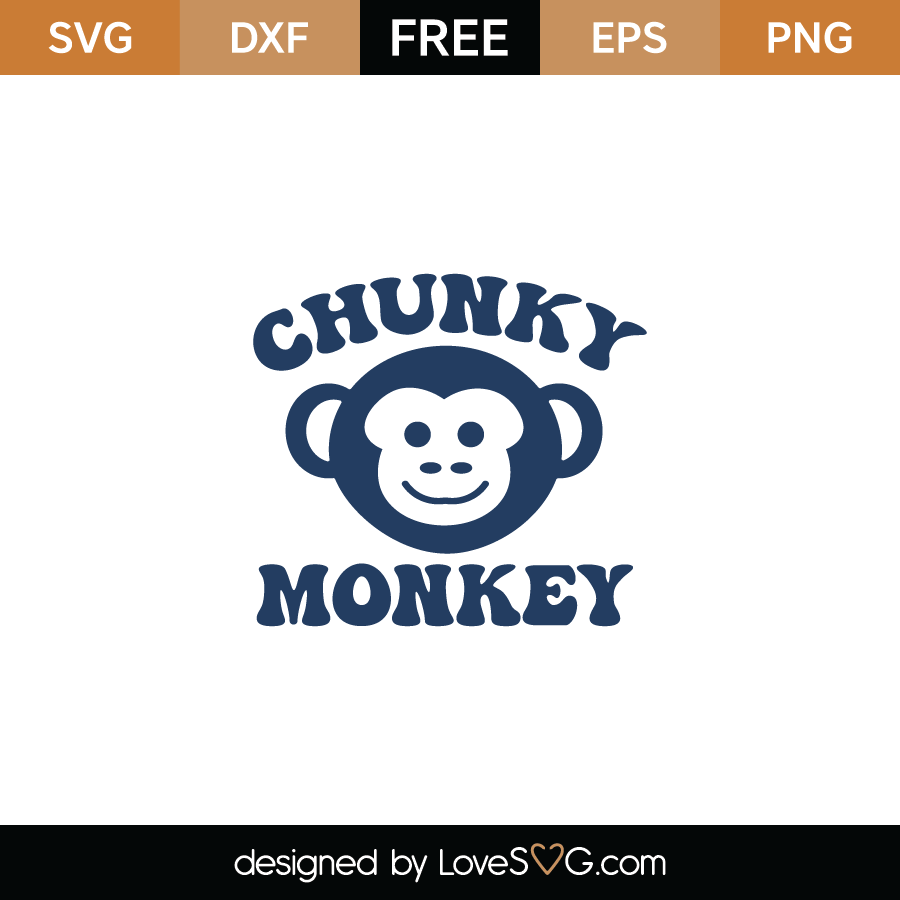 Monkey Face. Cut Files for Cricut eps Svg Pdf Png Dxf 