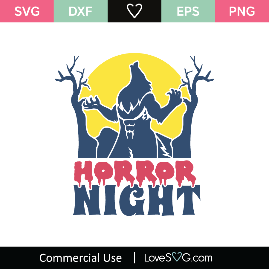 Horror Night SVG Cut File - Lovesvg.com