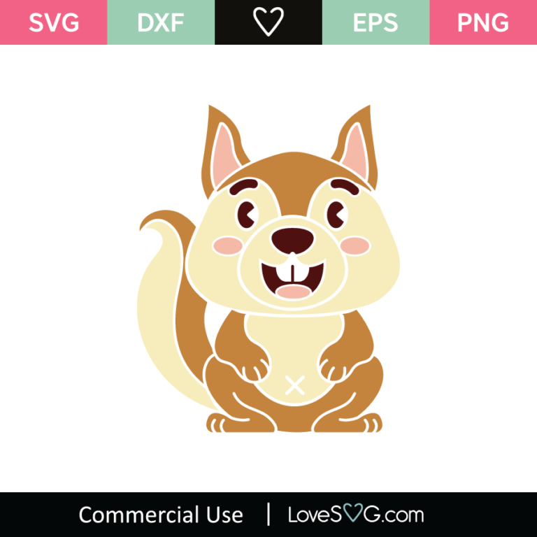 Squirrel SVG Cut Files - Lovesvg.com