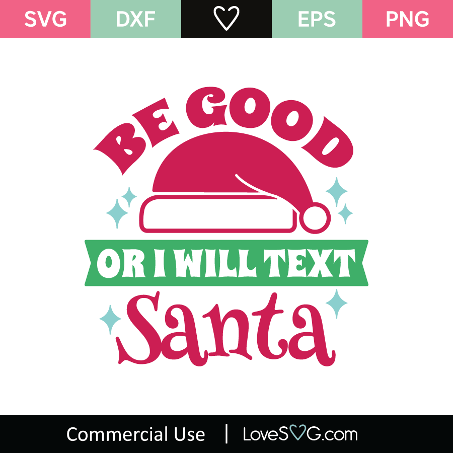 Santa SVG Cut File - Lovesvg.com