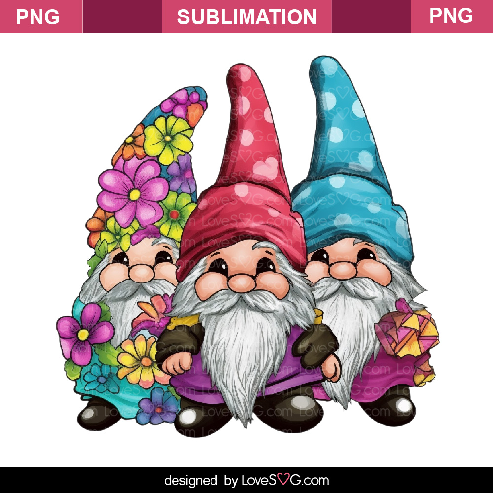 Gnome Sublimation Design Lovesvg Com