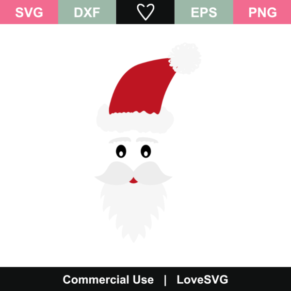 Santa Claus 01 SVG Cut File - Lovesvg.com